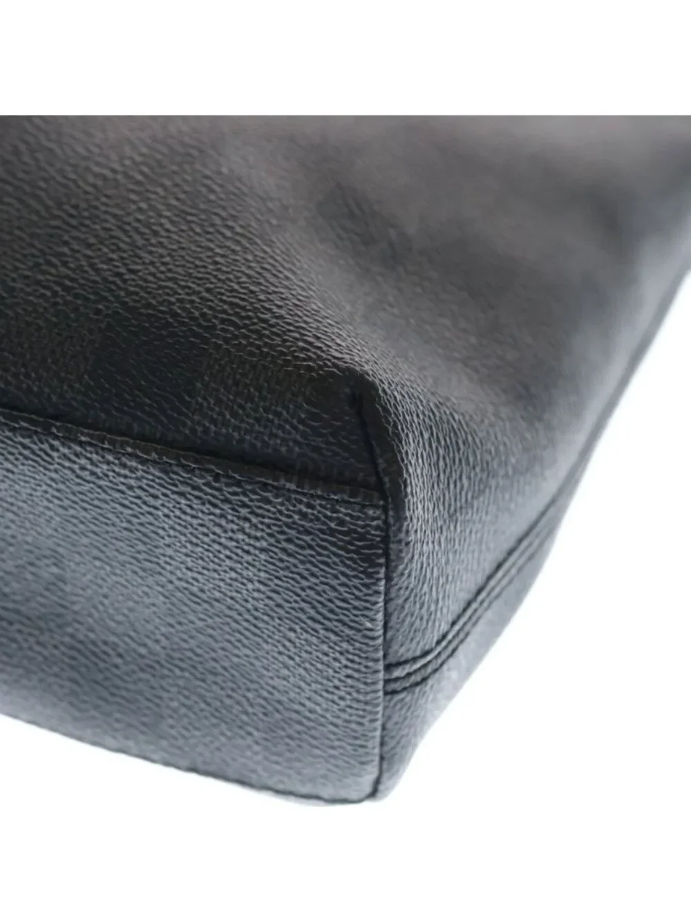 Louis Vuitton Damier Graphite Mick PM Shoulder Bag Black Leather Silver